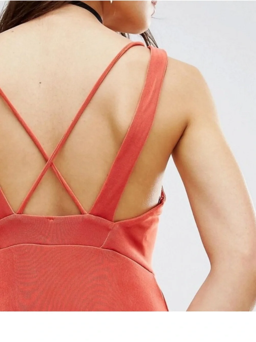 EUC Free People Orange hypnotized cutout maxi dress size medium